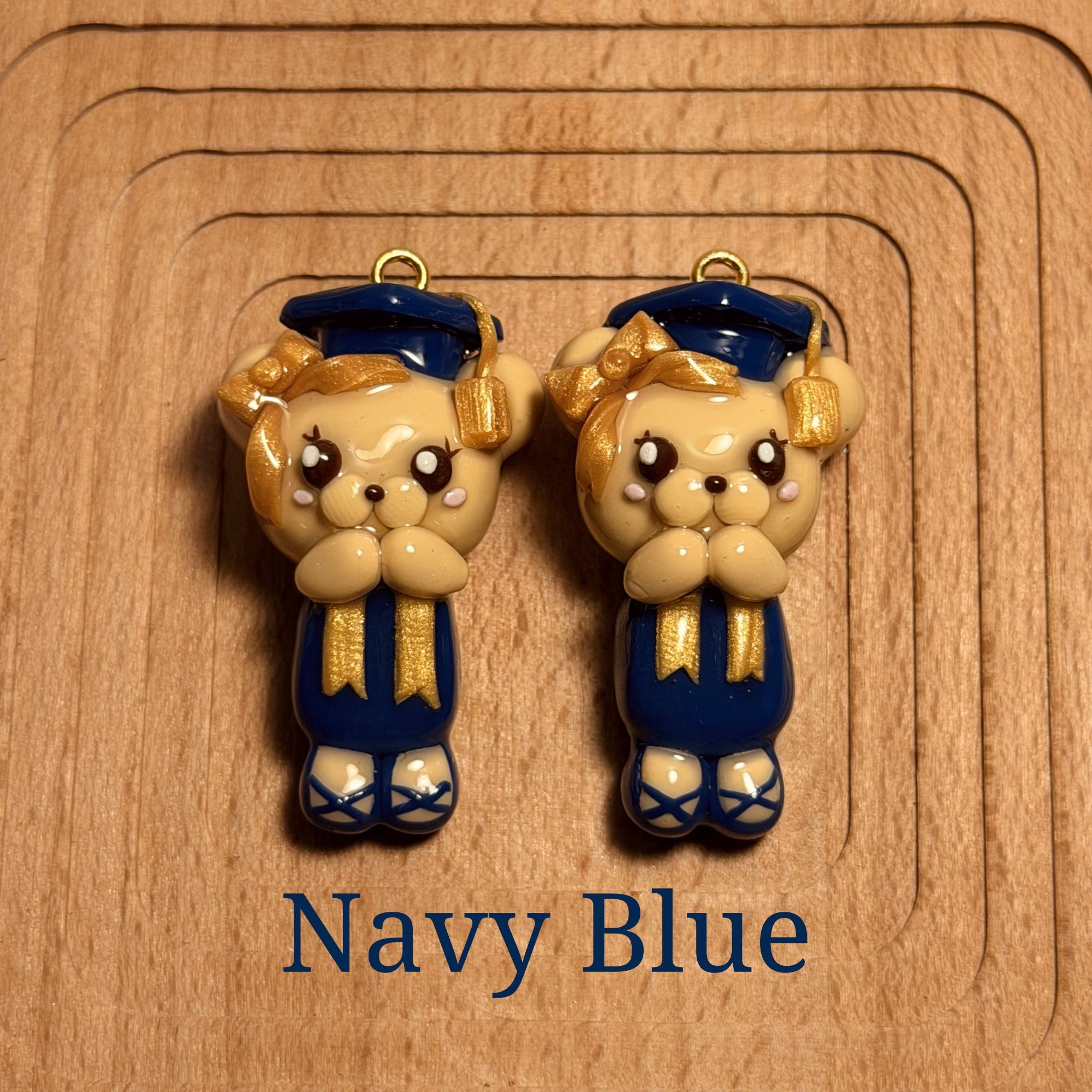 Handmade Graduation Bear Keychains