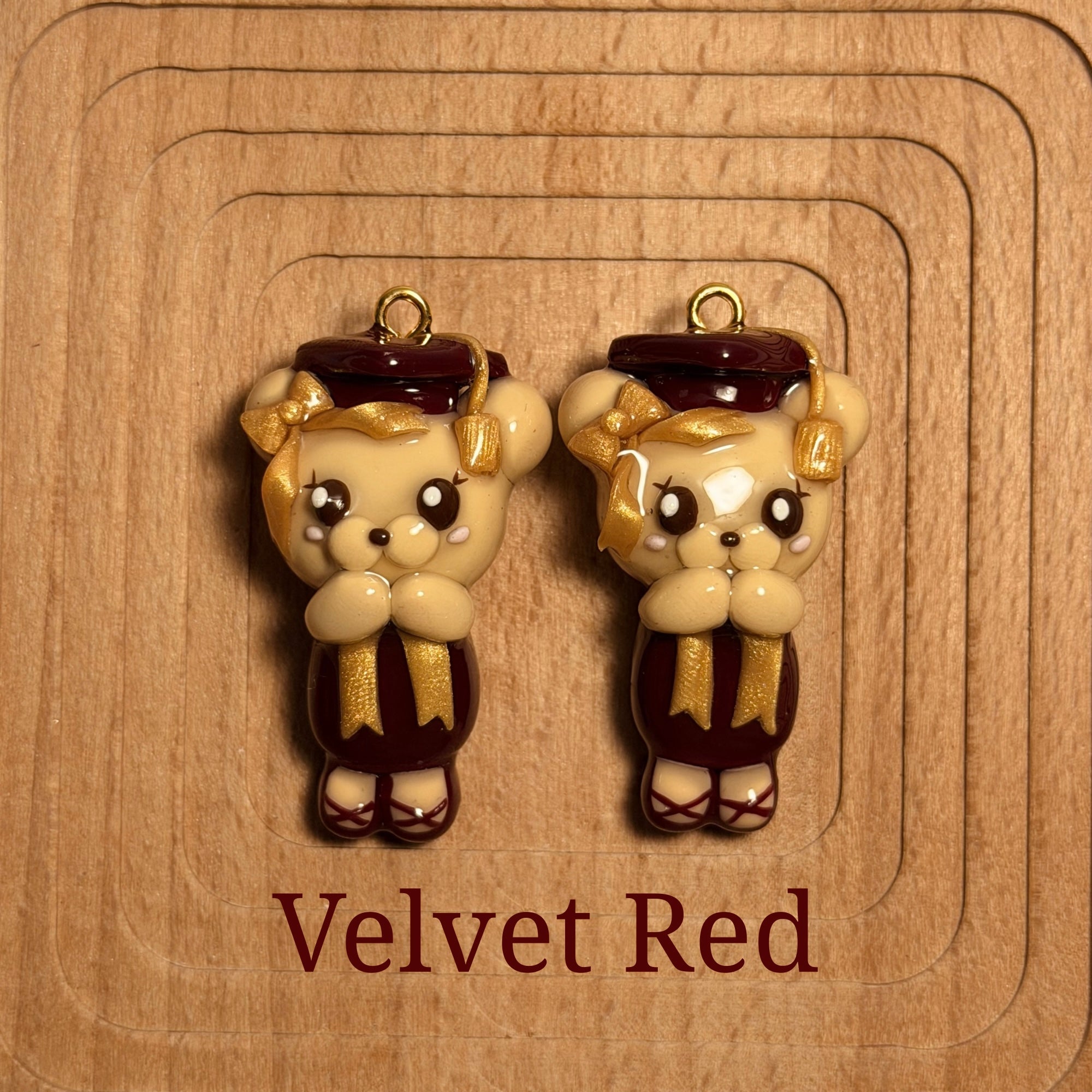 Handmade Graduation Bear Keychains