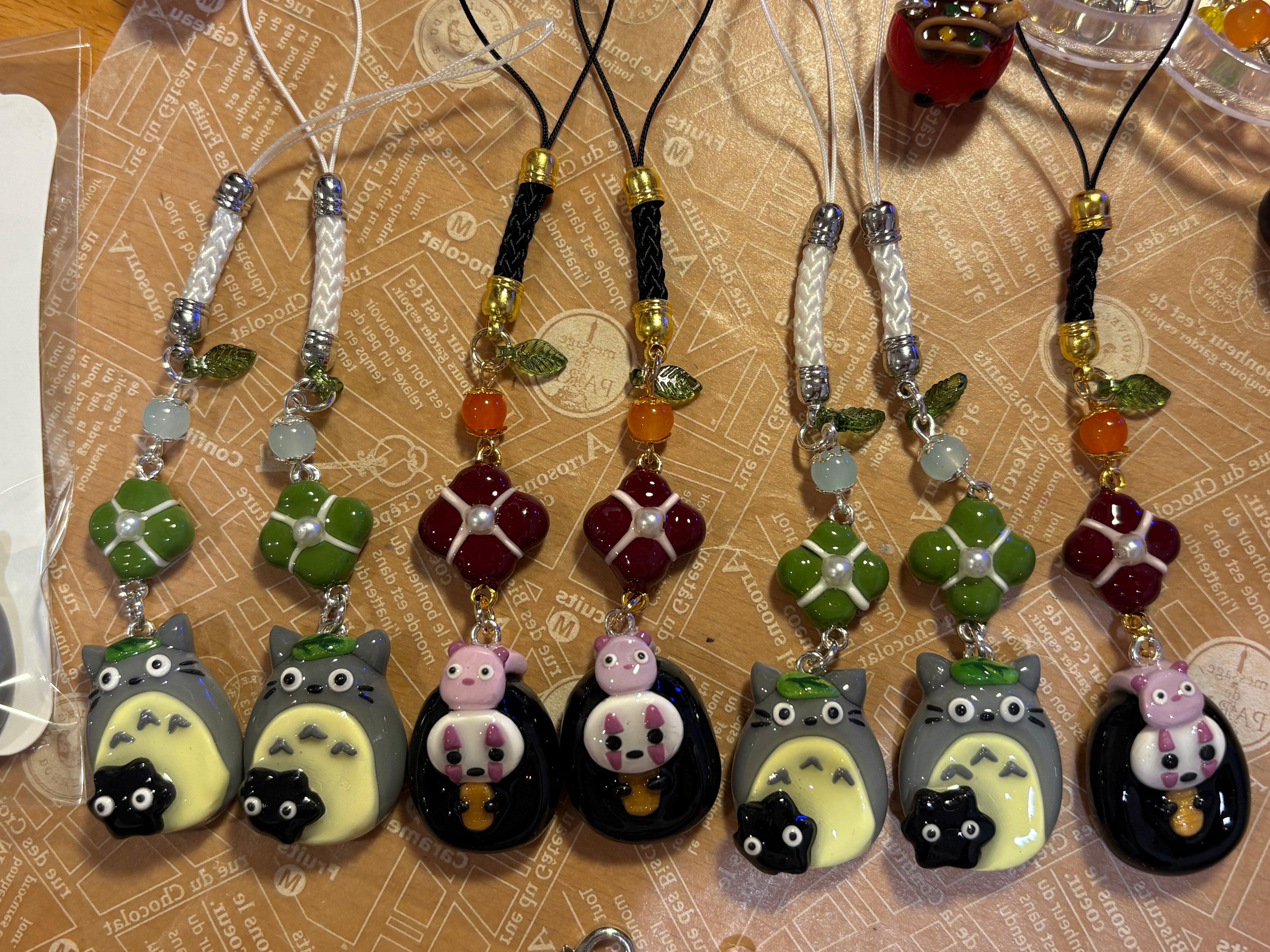 Ghibli keychains