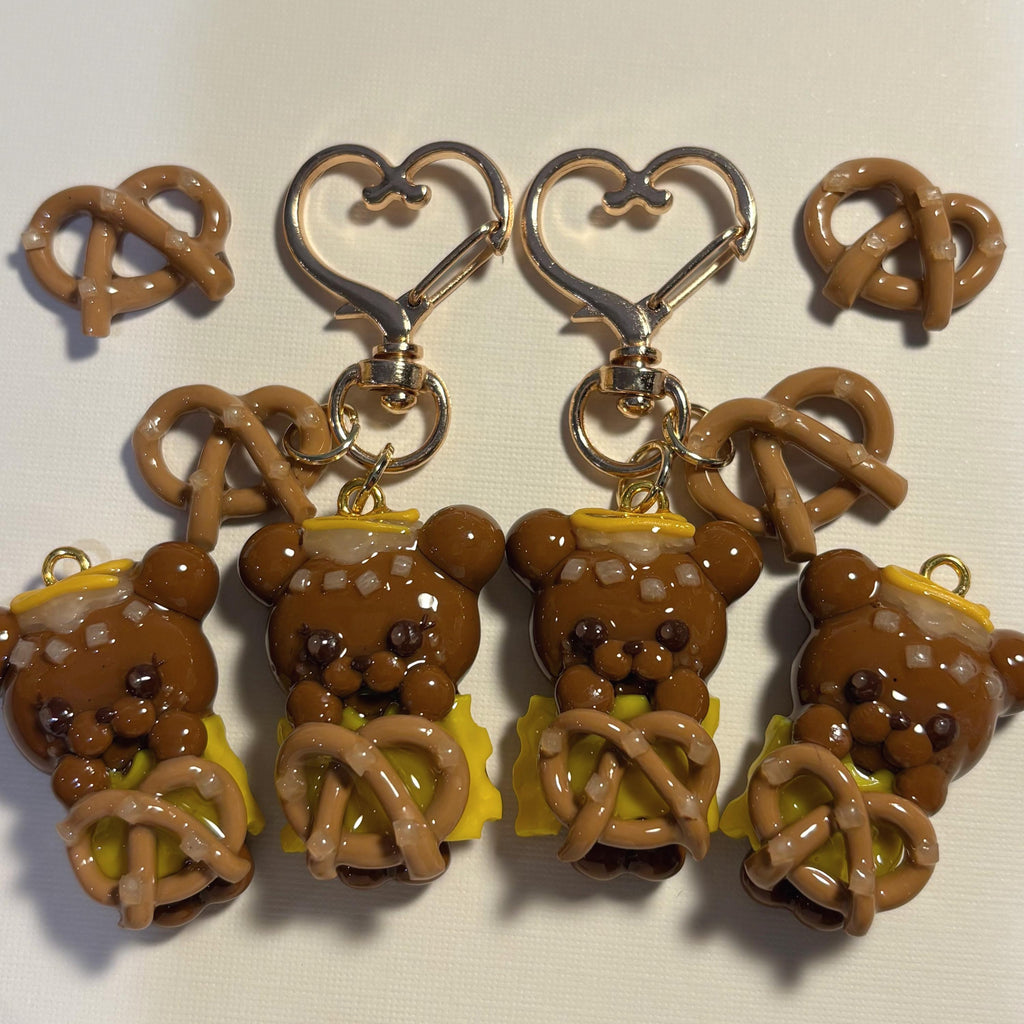 Mr. & Mrs. Pretzel Keychain