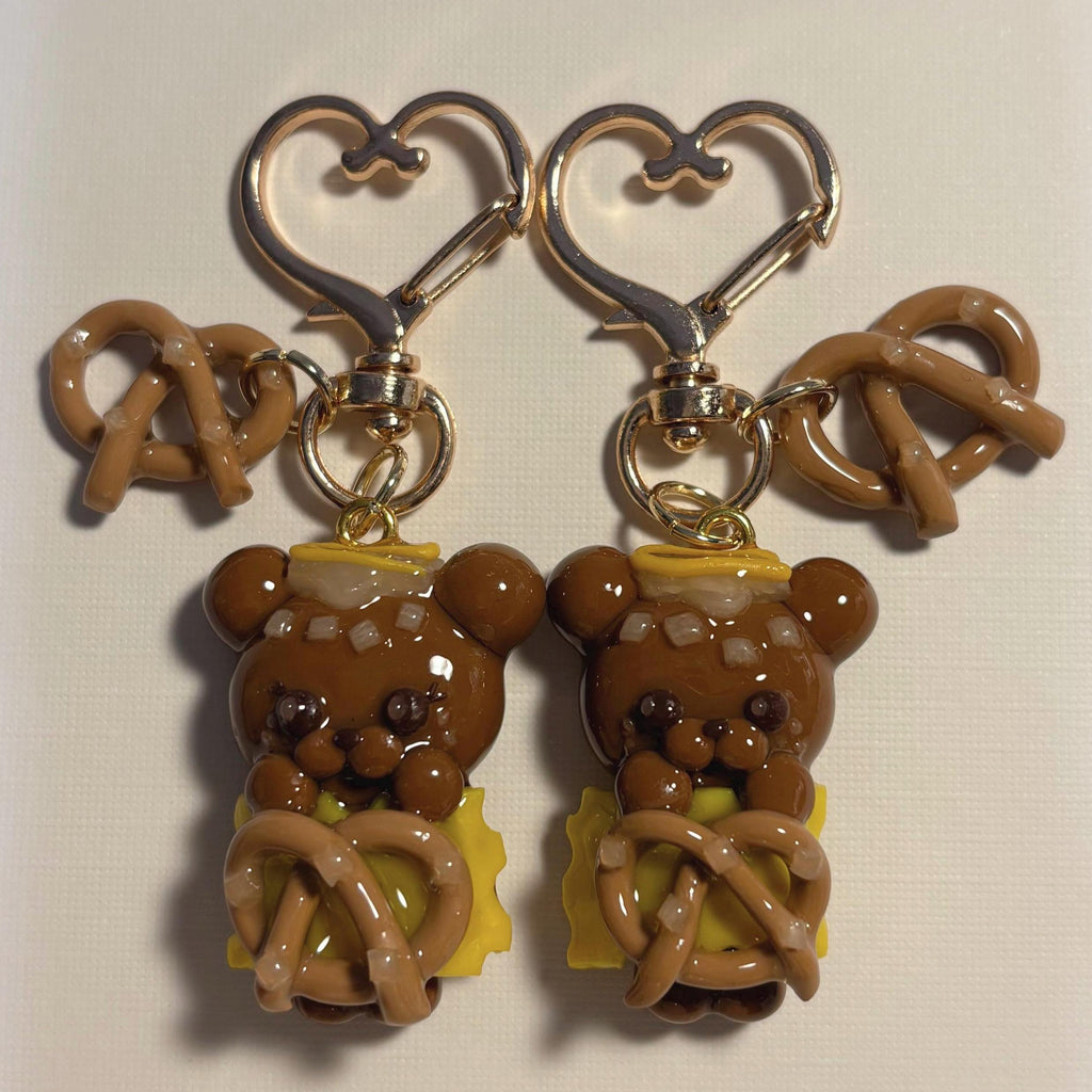 Mr. & Mrs. Pretzel Keychain